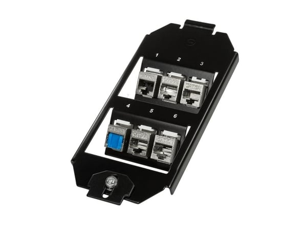 LogiLink NK4060, Musta, SPCC, Tavanomainen, Mikä tahansa tuotemerkki, Kiiltävä, Keystone-moduuli