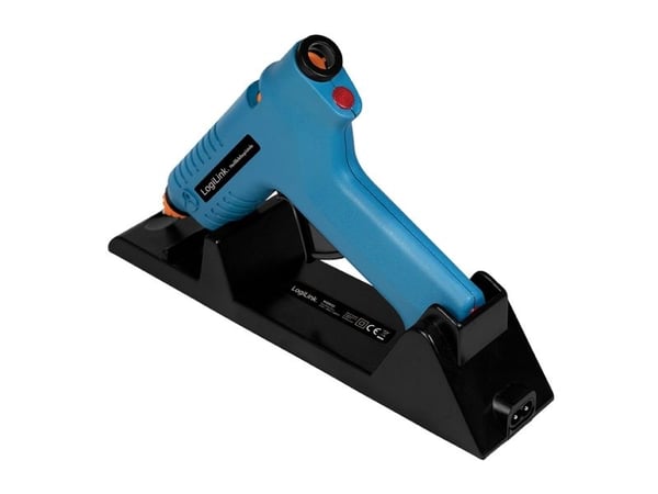LogiLink WZ0052, Limpistol, Blå, 14 g/min, 1,12 cm, 20 cm, 100 °C