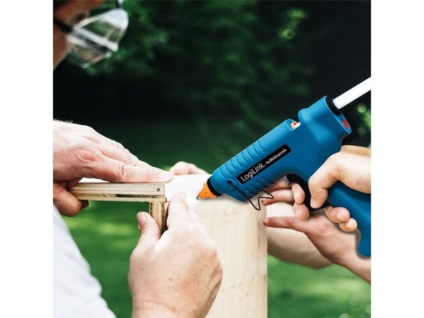 LogiLink WZ0052, Limpistol, Blå, 14 g/min, 1,12 cm, 20 cm, 100 °C
