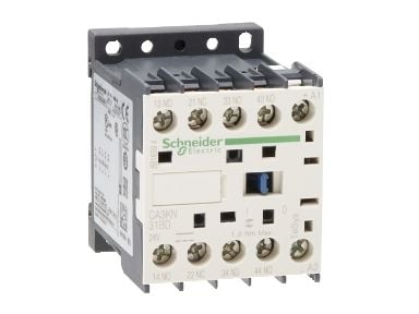 SCHNEIDER ELECTRIC Rele DIN-kiskoon asennettava, TeSys K, 3NO+1NC kelan jännite 24V DC Ith 10A