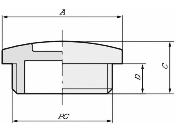 LAPP mässingsblindpropp Skindicht BL IP68 med tätning ring PG21 (54001660)