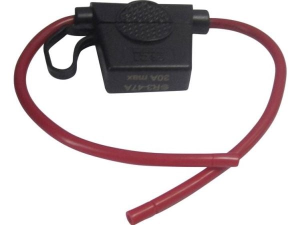 TRU COMPONENTS 1587493 TC-Wire 12AWG R3-47A (punainen väri) Auton sulakkeen pidike Sopii litteään vakiosulakkeeseen 30 A 32 V/DC 1 kpl