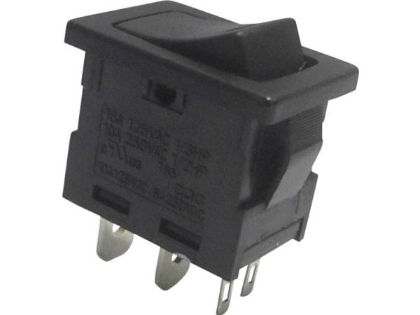 TRU COMPONENTS keinukytkin TC-R13-66L-02 250 V/AC 6 A 1 x Off/On Klikkaava 1 kpl TRU COMPONENTS keinukytkin TC-R13-66L-02 250 V/AC 6 A 1 x Off/On Klikkaava 1 kpl