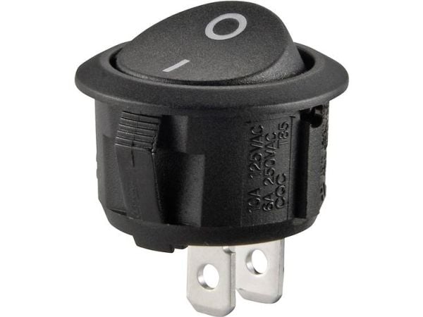 TRU COMPONENTS 1587630 vipkontakt TC-R13-208A-02 PRINT 0/I 250 V/AC 10 A 1x Av/På klick 1 st