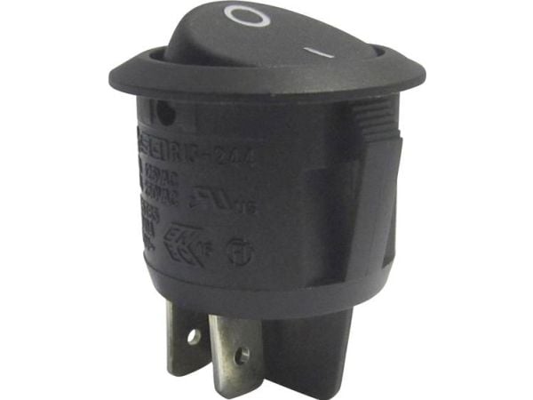 TRU COMPONENTS keinukytkin TC-R13-244A-02 MUSTA 250 V/AC 10 A 2 x Off/On Klikkaava 1 kpl TRU COMPONENTS keinukytkin TC-R13-244A-02 MUSTA 250 V/AC 10 A 2 x Off/On Klikkaava 1 kpl