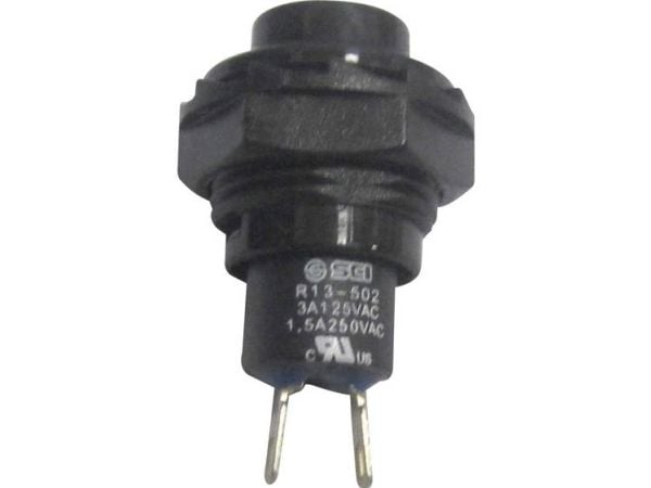 TRU COMPONENTS 1587730 TC-R13-502A-05BK Painonappi 250 V/AC 1,5 A 1 x Pois päältä/(Päälle) painonappi 1 kpl 1 kpl