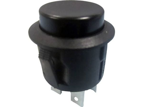 TRU COMPONENTS 1587758 TC-R13-527B-02BK Painekytkin 250 V/AC 6 A 2 x On/Off Klikkende 1 stk