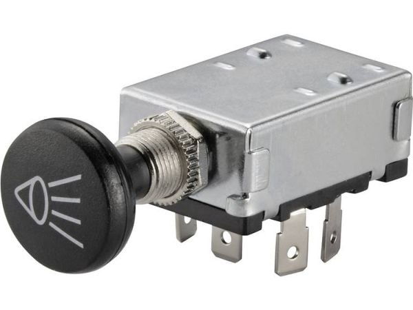 TRU COMPONENTS TC-A3-20B-SQ bil batteribryter 12 V/DC 30 A 2 x On/Off/On klikk 1 stk