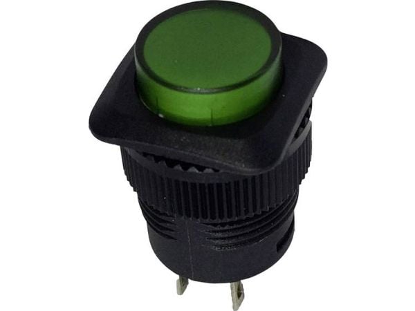 TRU COMPONENTS 1587810 TC-R13-508A-05GN Painonappi 250 V/AC 1,5 A 1 x Pois päältä/(Päälle) painonappi 1 kpl 1 kpl