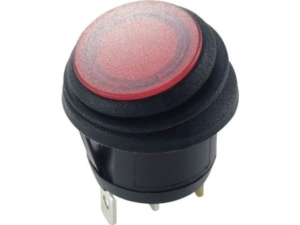 TRU COMPONENTS 1587917 vipkontakt TC-R13-112B8W 12 V/DC 20 A, 1 x Off/On, IP65, klick, 1 st