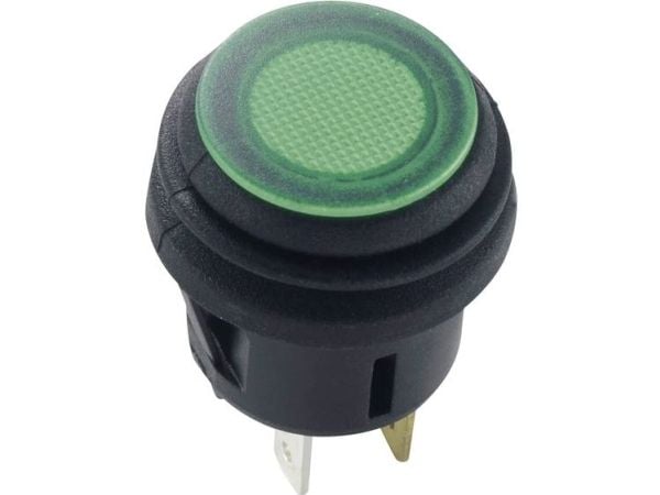 TRU COMPONENTS 1587918 TC-R13-527D2B Painekytkin 14 V/DC 20 A 1 x On/Off Klikkaava vihreä 1 kpl