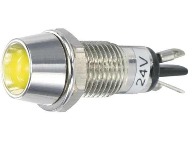 TRU COMPONENTS TC-R9 115L 24 V KELTAINEN LED-merkkivalo Gul 24 V/DC