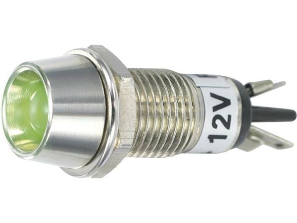 TRU COMPONENTS 1587957 LED-merkkivalaisin Vihreä 12 V/DC TC-R9-115L 12 V VIHREÄ 12 V VIHREÄ