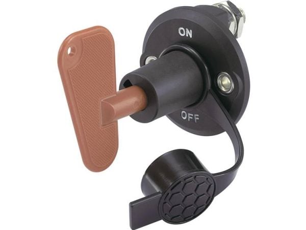 TRU COMPONENTS TC-A23-5 bilbatterikontakt 24 V/DC 100 A, 1 x Av/På, klikk, 1 stk