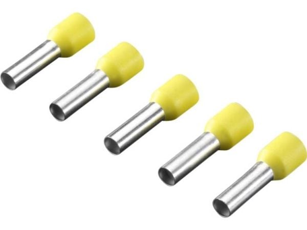 Rittal AS 4050.736, Keltainen, Kupari, Polypropeeni (PP), 12 mm, 6,3 mm, 100 kpl