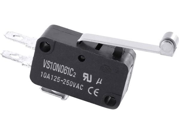 TRU COMPONENTS TC-MS21 mikrobrytare TC-MS21 10 A tryckande 1 st