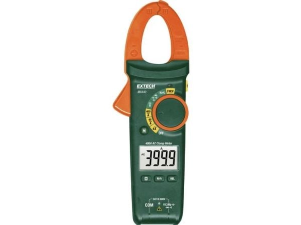 Extech MA440 hånd-multimeter med strøm­tang digital CAT III 600 V (målinger): 4000