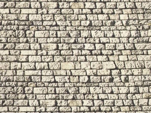 NOCH Carton Wall “Cut Quarrystone”, Grå