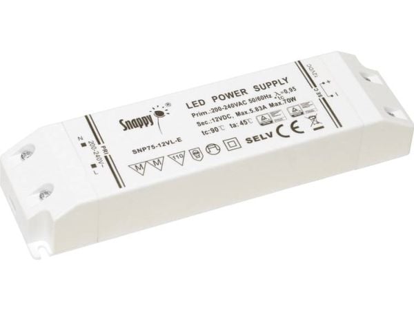 LED-drivdon Snappy 75 W 24 VDC