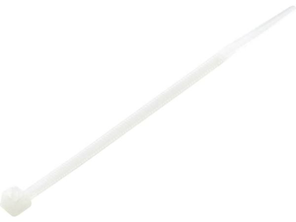 TRU COMPONENTS 1592756 TC-RCV100203 Kabelbinder 102 mm 3,60 mm Natur Oplukkelig 100 stk