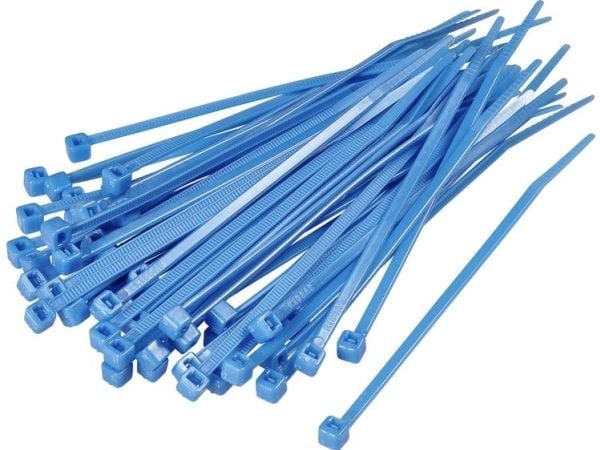 TRU COMPONENTS 1592805 TC-CV200A203 kabelband 203 mm 3,6 mm blå 100 st