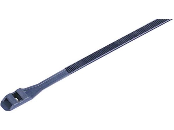 TRU COMPONENTS TC-DLR360BK203 kabelband 360 mm 9 mm svart med dubbelhuvud UV-stabiliserade 100 st