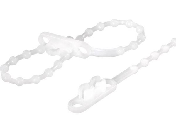 TRU COMPONENTS 1592904 TC-KTV145203 Knudebånd 145 mm 2 mm Natur Med dobbelthoved 100 stk