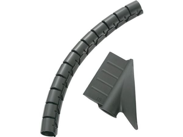 TRU COMPONENTS TC-MX-KLT15BK203 Spiralslang 15 mm (max) Svart 5 m