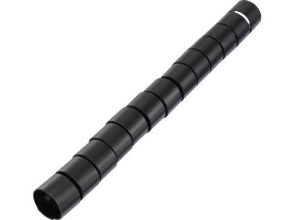 TRU COMPONENTS 1593708 TC-KL15BKZ-50M203 Spiraaliletku 15 mm (max) Musta 50 m