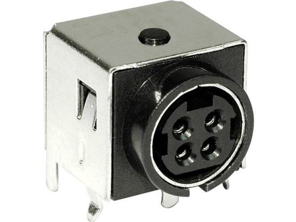 Kycon DC 4-polig PCB KPJX-4S-S laddadapter