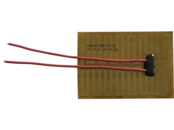 Thermo TECH Polyimide Heat Foil itseliimautuva 12 V/DC, 12 V/AC 14,4 W Suojausluokka IPX4 (L x S) 75 mm x 53 mm