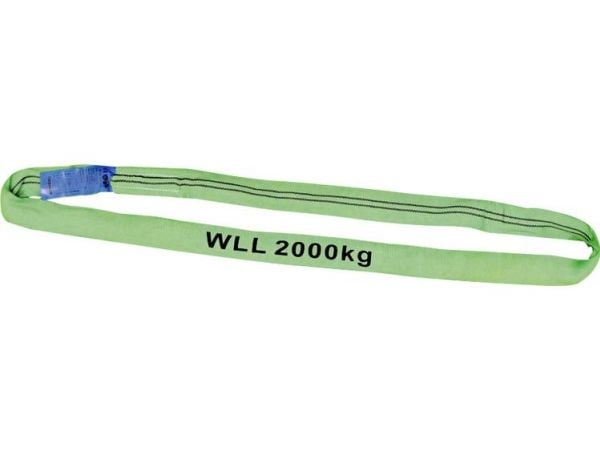 Petex 47202213 rundslynge WLL=2 t grønn EN 1492-2 DIN 1492-2