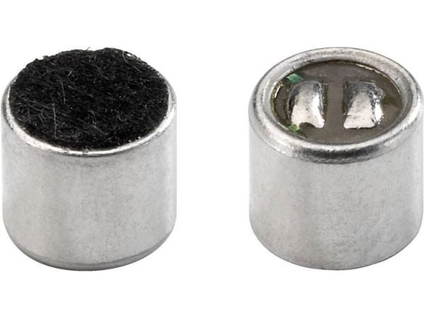 Monacor MCE-4001 mikrofonkapsel diameter 6 mm