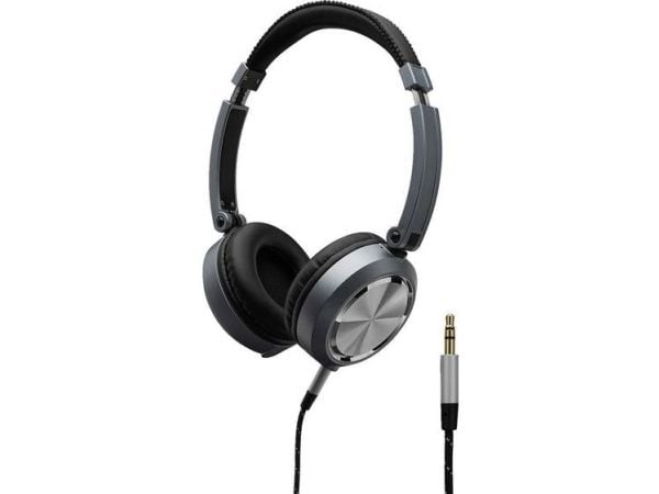Monacor MD-460, Koblet med ledninger (ikke trådløs), 10 - 20000 Hz, Musikk, 120 g, Hodetelefoner, Grå, Sølv