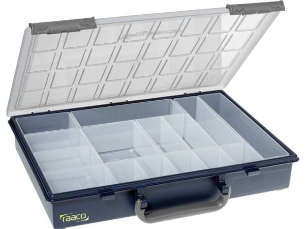 raaco Assorter 55 4x8-15, Polypropylen (PP), Blå, 338 mm, 261 mm, 57 mm, 860 g