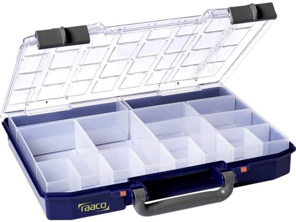 raaco CarryLite 55 4x8-16, Blå, Polykarbonat, Polypropylen (PP), 337 mm, 278 mm, 57 mm, 948 g