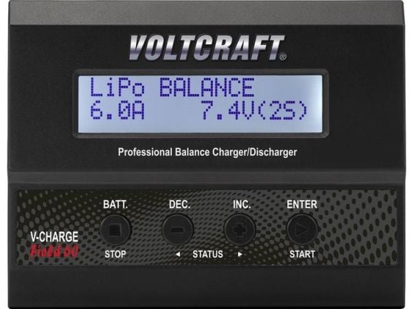 VOLTCRAFT modellbygging flerfunksjonslader 12 V 6 A V-Charge 60 DC (1597950)