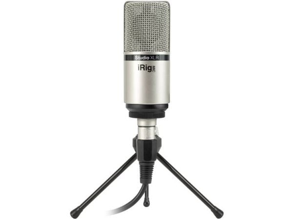 IK Multimedia iRig Mic Studio XLR Studio Microphone Överföringstyp:Bredband Inkl. kabel, Inkl. klämma, Inkl. stativ
