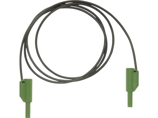 Metrel A 1341 Turvatestausjohto [Banaanipistoke 4 mm - Banaanipistoke 4 mm] 1,50 m Musta, vihreä 1 kpl 1 kpl