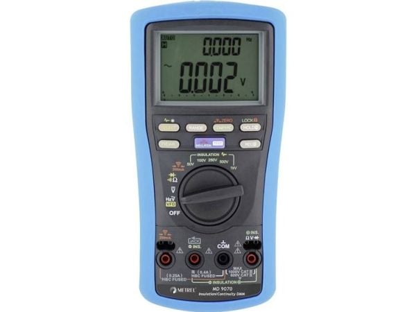 Metrel MD 9070 isolasjonsmåler, 50 V/100 V/250 V/500 V/1000 V, 25.0 GO