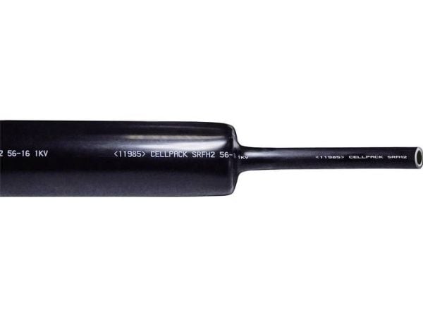 CellPack krympslang med lim 144498 svart 21 mm 7 mm (krymphastighet 3:1) 1 st