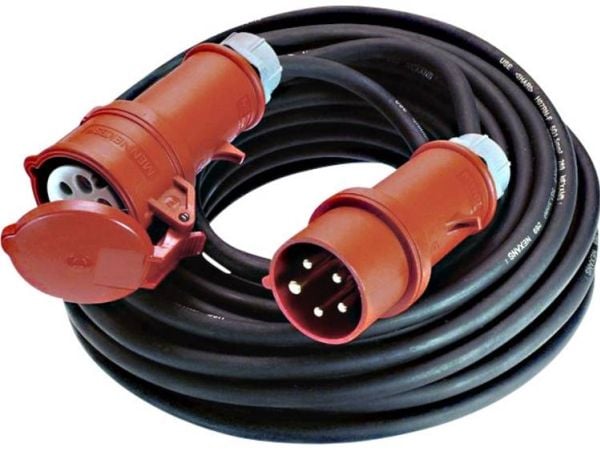 Bachmann 344.170 Outdoor 1AC-ulostulot 5m Musta jatkojohto (0165025)