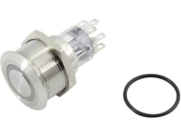TRU COMPONENTS 1602473 TC-GQ22-A-22E/W/12V/S203 Painonappi 250 V 5 A 2 x Off/(On) Painonappi valkoinen IP65 1 kpl 1 kpl TRU COMPONENTS 1602473 TC-GQ22-A-22E/W/12V/S203 Painonappi 250 V 5 A 2 x Off/(On) Painonappi valkoinen IP65 1 kpl 1 kpl