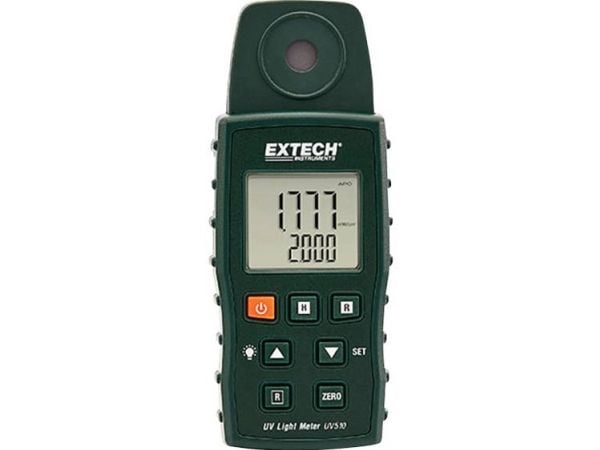 Extech UV510, 58 mm, 25 mm, 141 mm, 160 g, AAA, Batteri