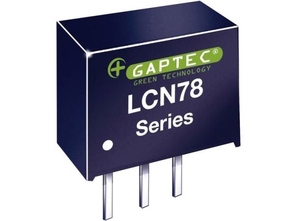 Gaptec LCN78_05-0.5 DC/DC-muunnin, piirilevy 24 V/DC 5 V/DC 500 mA 2,5 W Lähtöjen määrä: 1 x