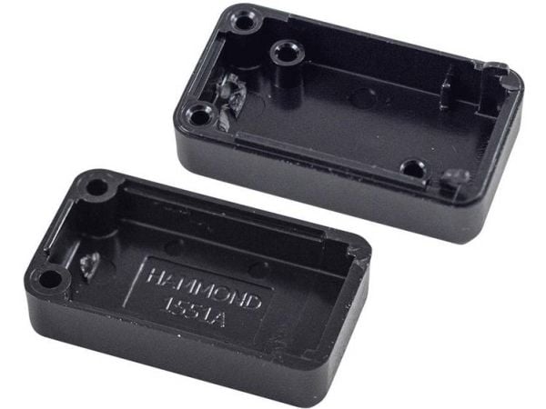 Hammond Electronics 1551ABK universal-kabinet 15 x 20 x 35 ABS svart (1 stk)
