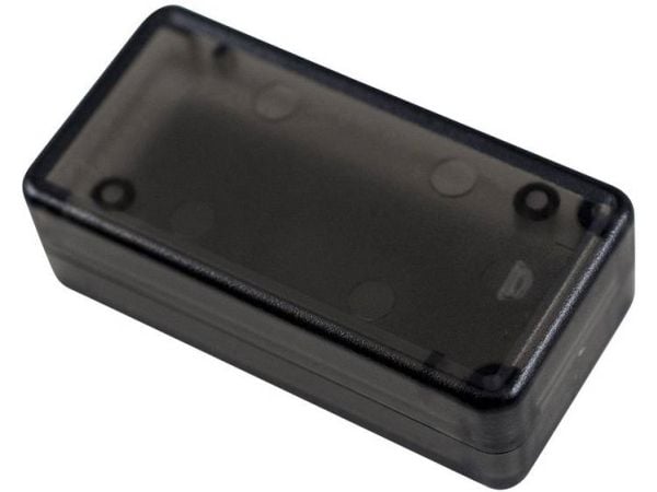 Hammond Electronics 1551BTSK universalkabinett 15 x 25 x 50 ABS sort (transparent) 1 stk