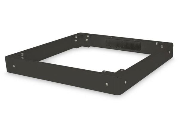 DIGITUS Professional - Rack-sokkel - svart, RAL 9005 - 19"