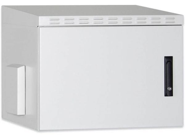 Digitus DN-19 07U-6/6-I-OD - Skap - veggmonterbar - grå, RAL 7035, pulverbelegg - 16U - 19"