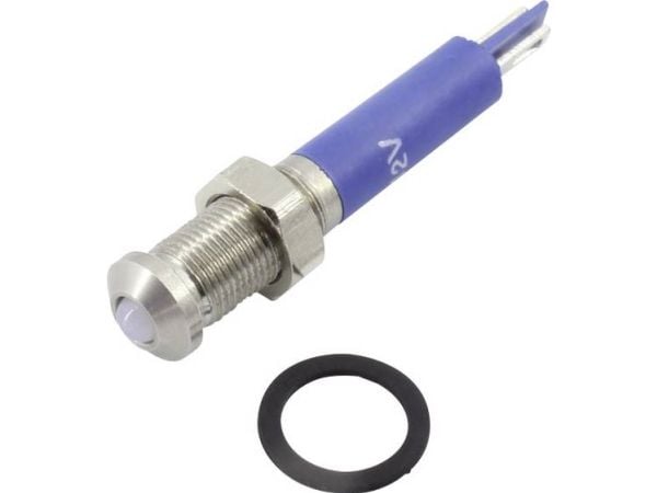TRU COMPONENTS 1605954 LED-merkkivalaisin Valkoinen 24 V DC/AC 24 V DC/AC